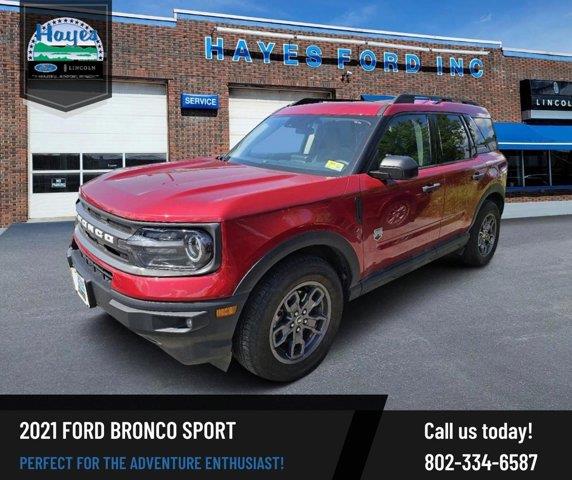 2021 Ford Bronco Sport Big Bend Red, Newport, VT